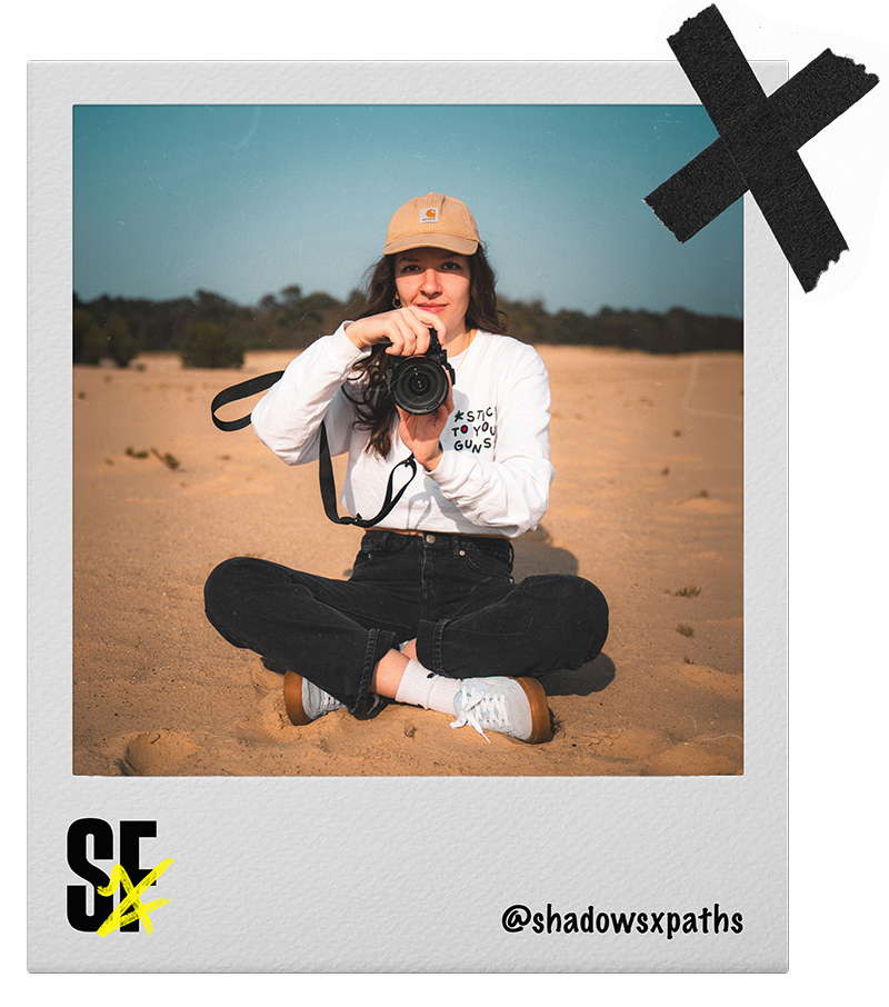 Portrait of Sarah Frank, freelance communication designer and photographer from Bochum